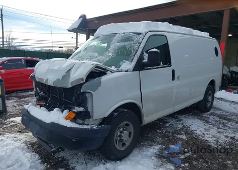 2012 Chevrolet Express 2500 Work Van from USA, damaged, VIN 1GCWGFCAXC1199599